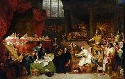 George Hayter Trial of William Lord Russell in 1683, oil on canvas